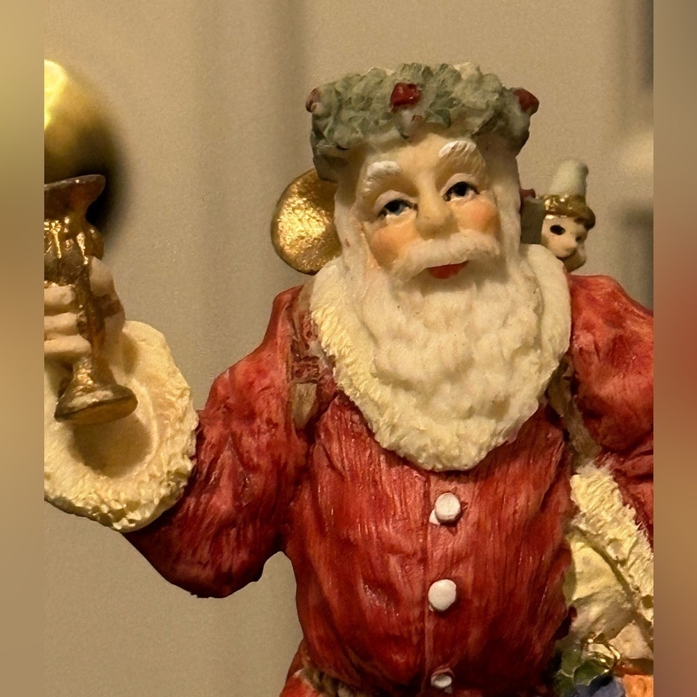 English Father Christmas in resin.